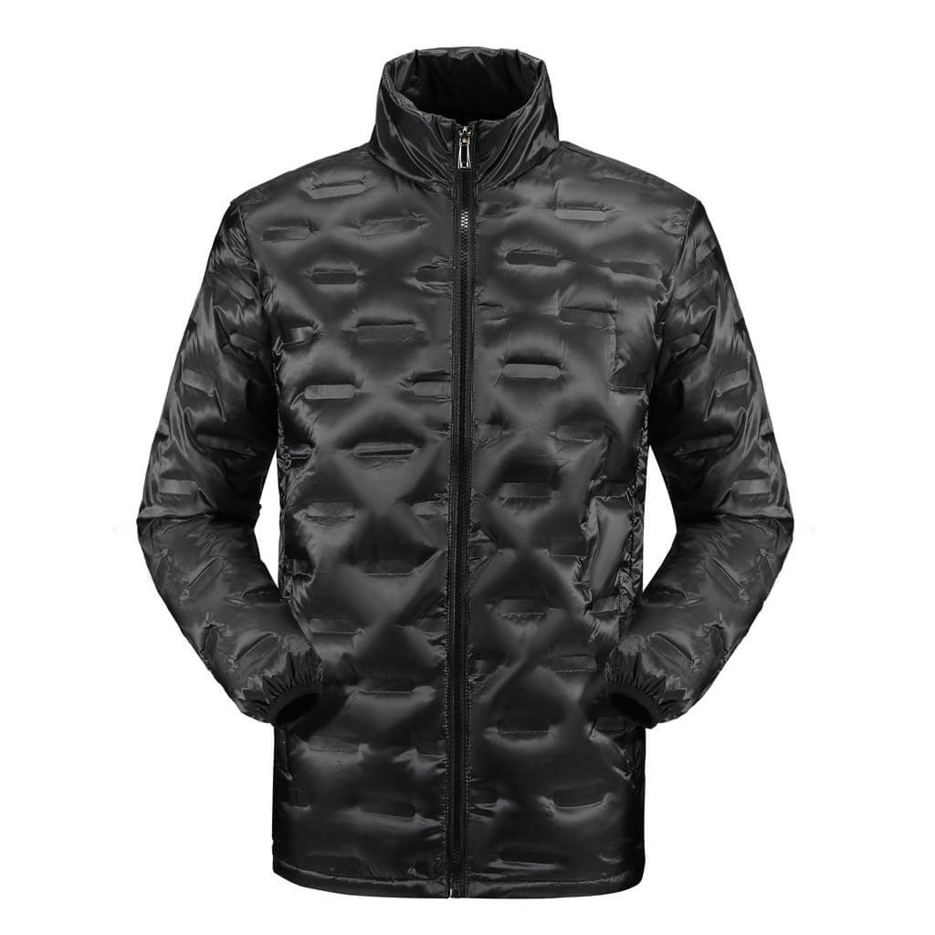 Custom 3-in-1 men’s outdoor outfit with down jacket details down layer