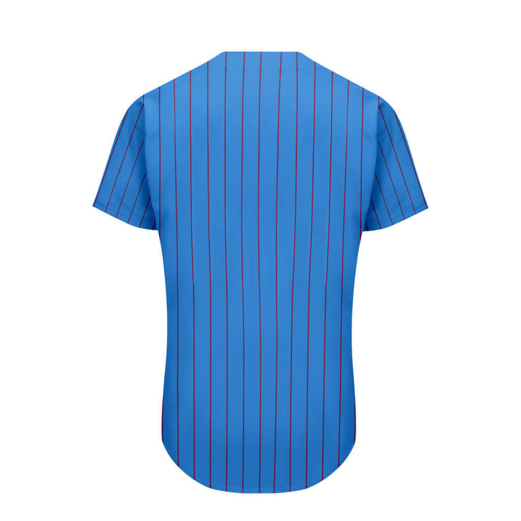  Custom Pinstripe Baseball Jersey : Sports & Outdoors