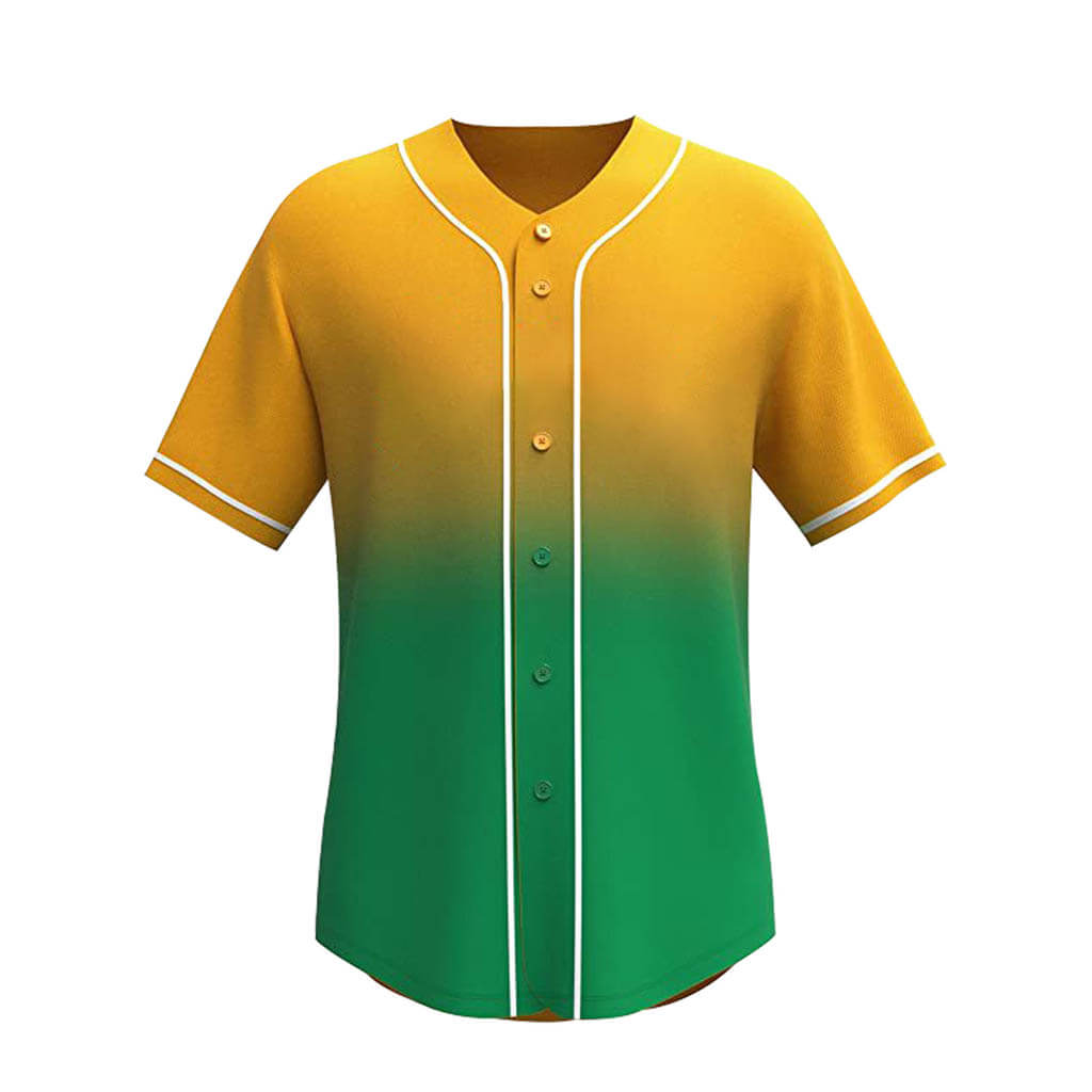 Custom Men’s Ombre Baseball Style Shirts